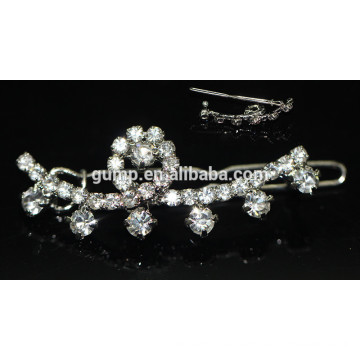 2015 Fashion Good Quality Rhinestone Hairclip Girls Crystal Hair Jewelry